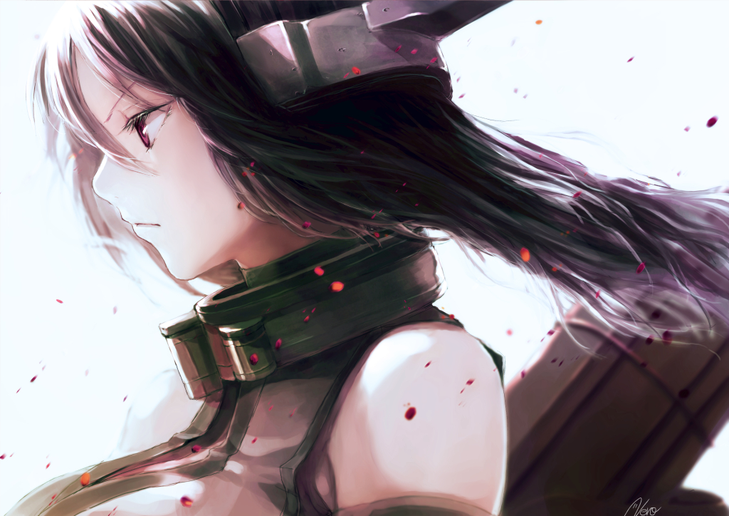 anthropomorphism, close, kantai_collection, kuronekonero, nagato_(kancolle)