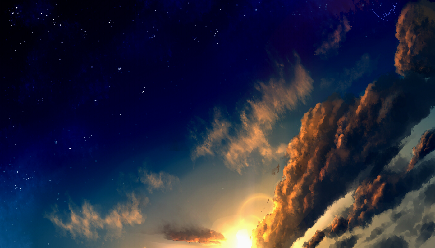 clouds, kibunya_39, no_humans, original, scenic, sky