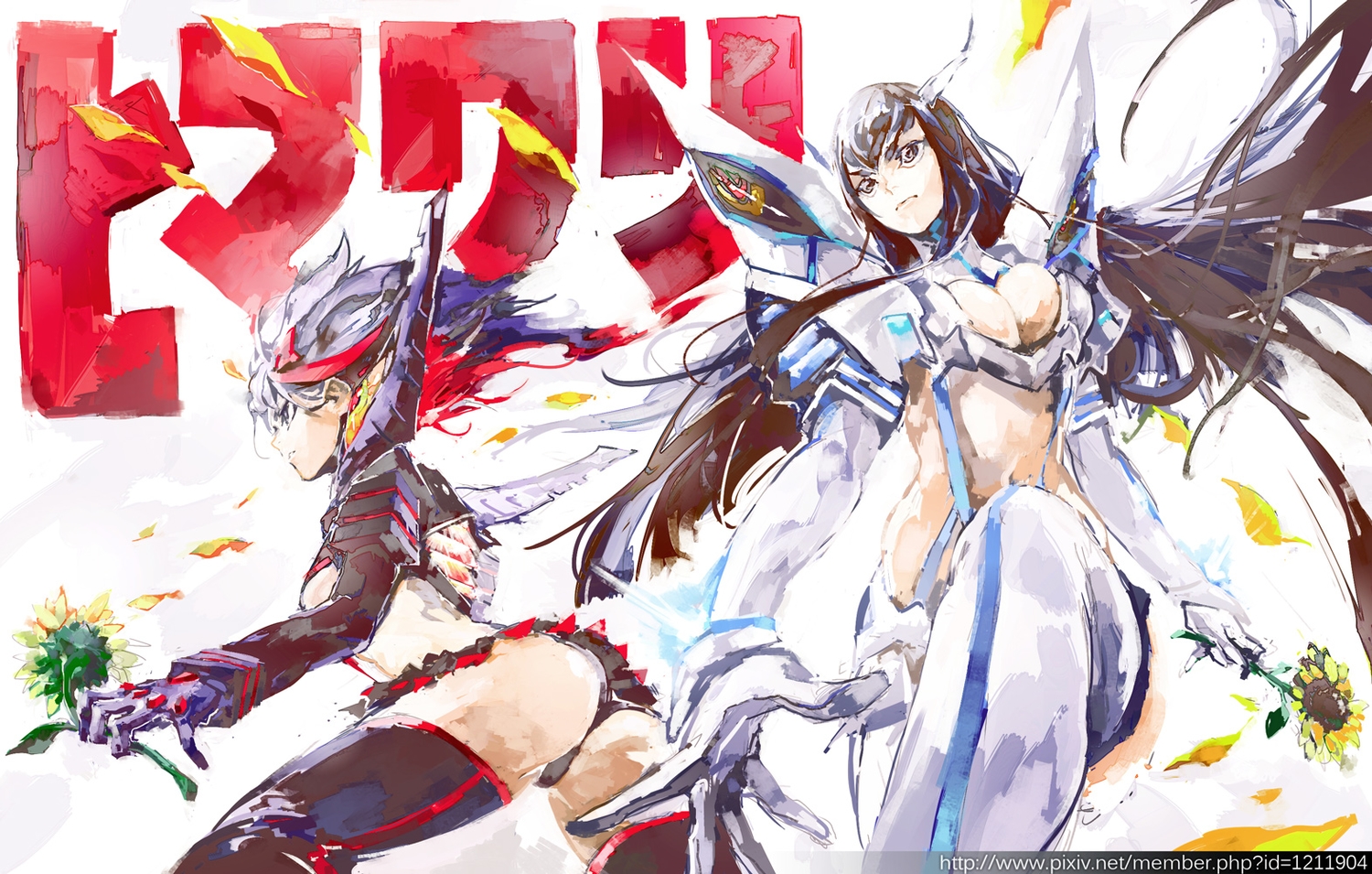 double_tens, kill_la_kill, kiryuin_satsuki, matoi_ryuuko