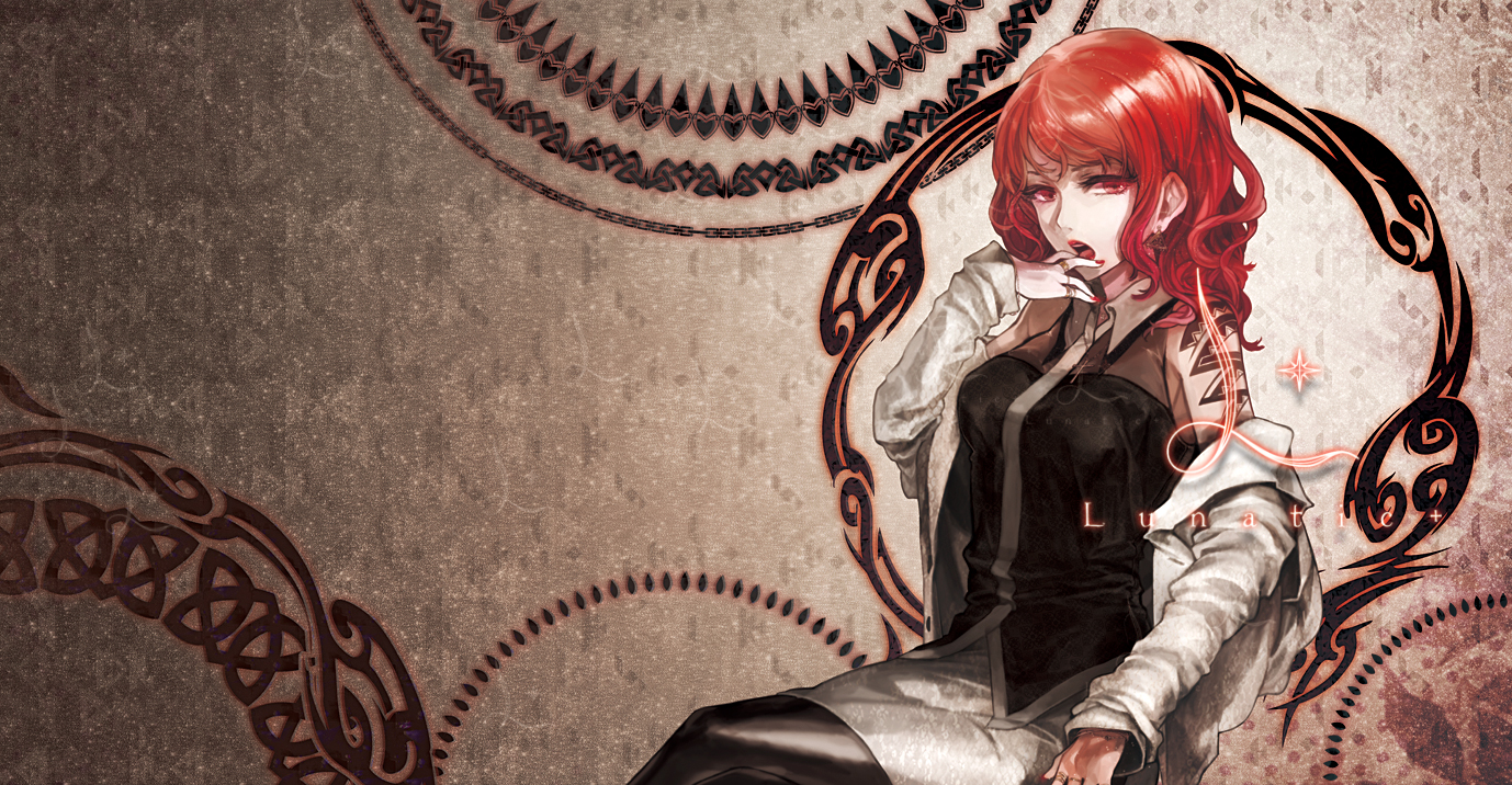 horikawa_raiko, long_hair, red_eyes, red_hair, touhou, xero