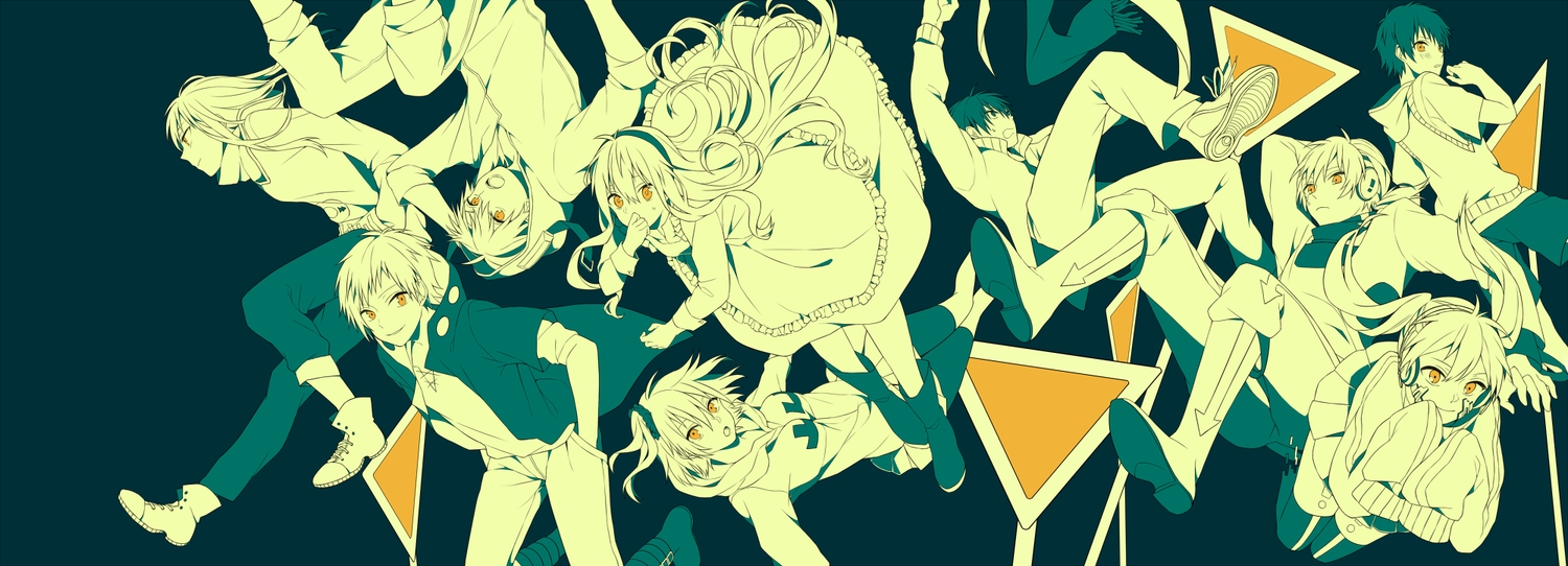 amamiya_hibiya, ene_(kagerou_project), kagerou_project, kano_shuuya, kido_tsubomi, kisaragi_momo, kisaragi_shintaro, konoha_(kagerou_project)