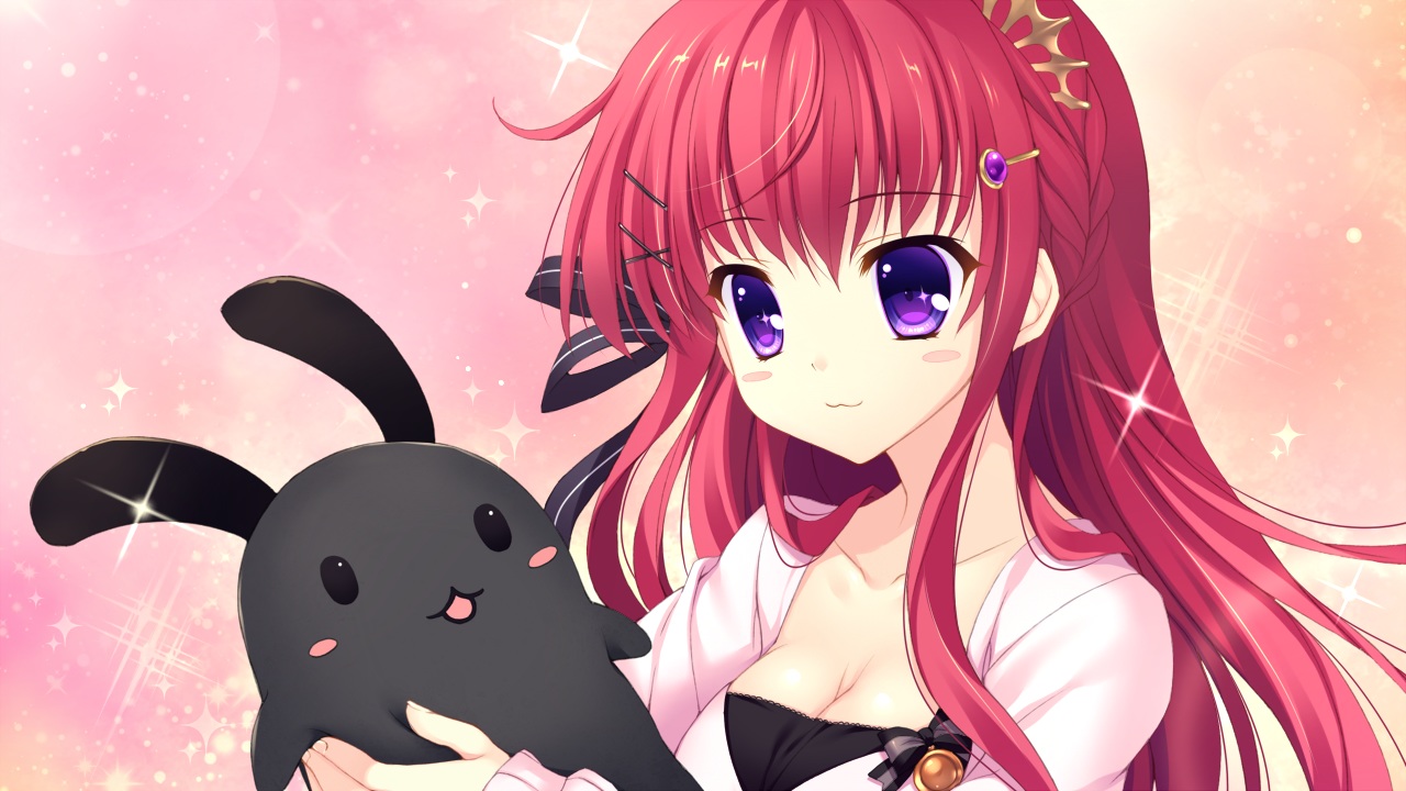 alia's_carnival, game_cg, long_hair, mitha, nanawind, ousaka_asuha, purple_eyes, red_hair