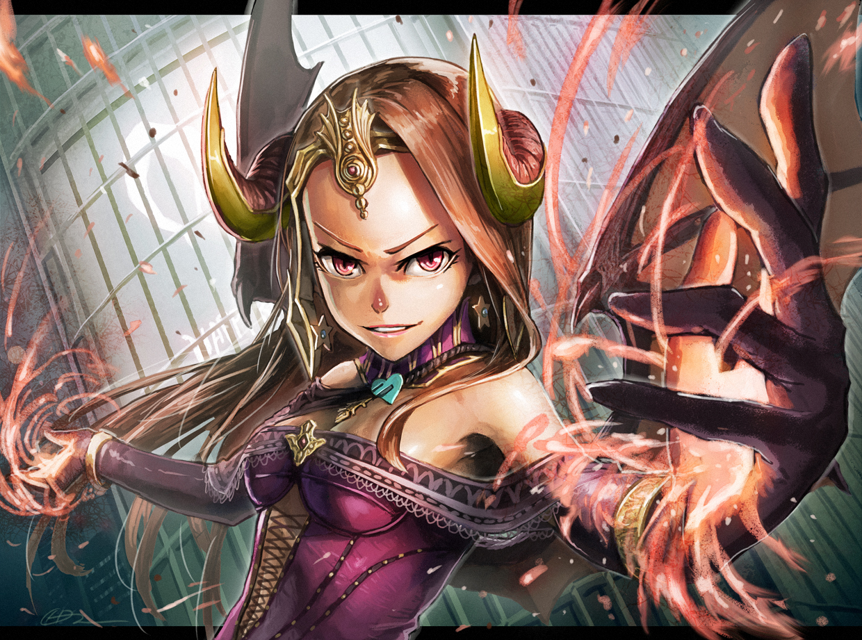 higashiyama_hayato, horns, idolmaster, minase_iori, wings