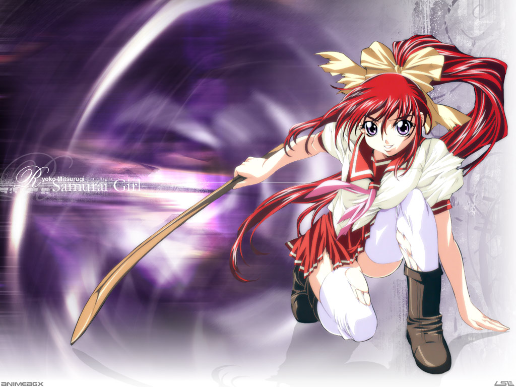mitsurugi_ryoko, real_bout_high_school, samurai_girl