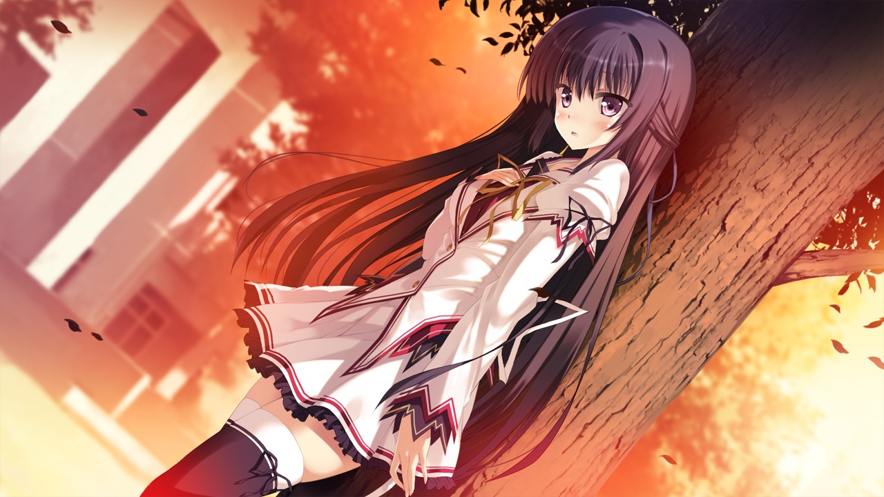 black_hair, eufonie, game_cg, kamishiro_touko, koiken_otome, long_hair, ribbons, school_uniform