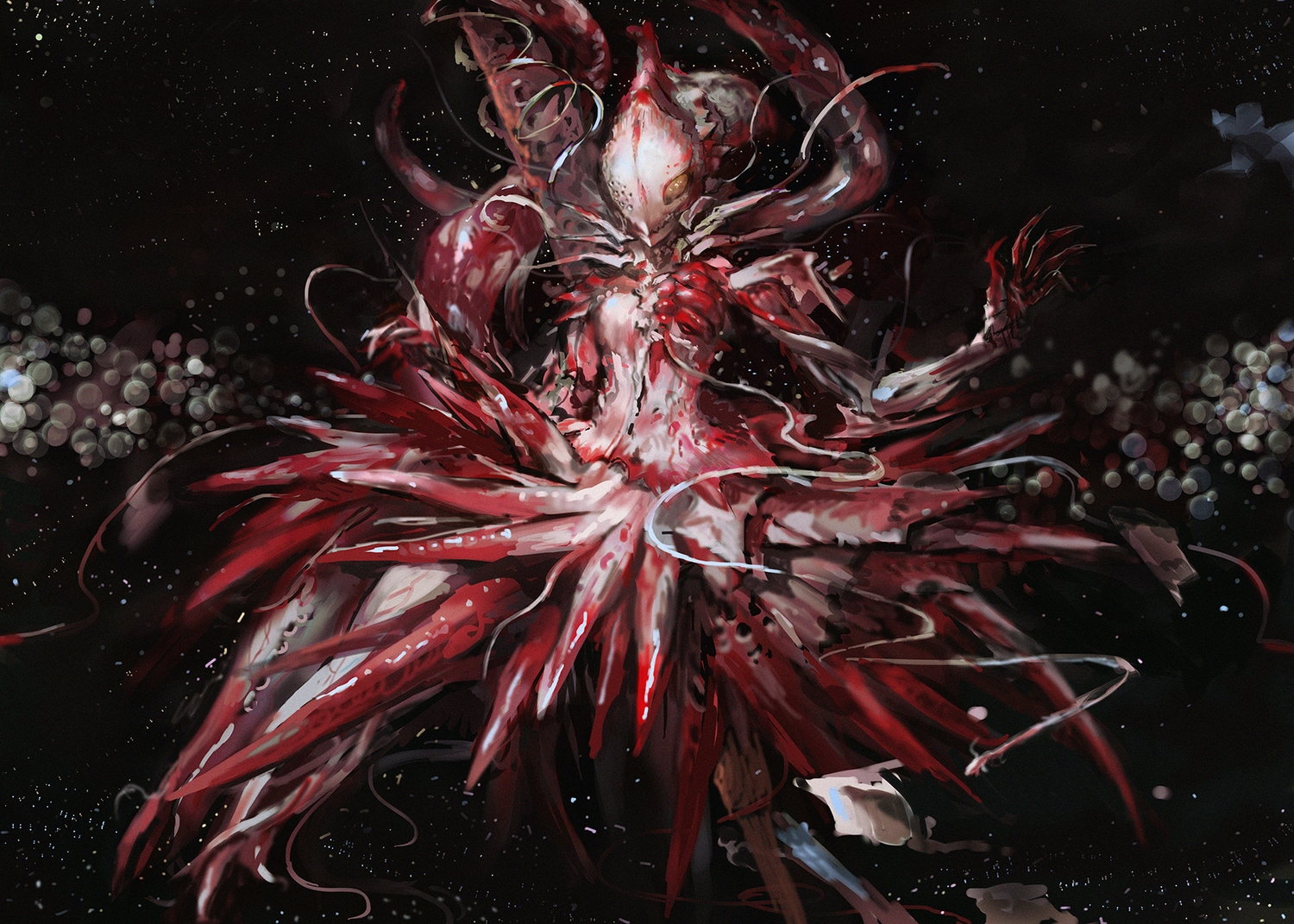 shiraui_tsumugi, sidonia_no_kishi, space, tomatika
