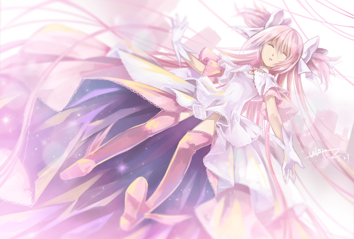 kaname_madoka, mahou_shoujo_madoka_magica, ultimate_madoka, vilor