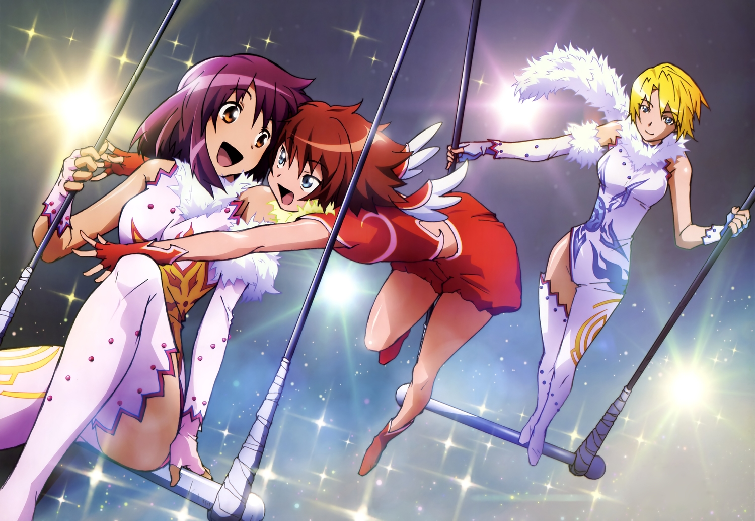 kaleido_star, layla_hamilton, megami, naegino_sora, rosetta_passel, scan, watanabe_hajime