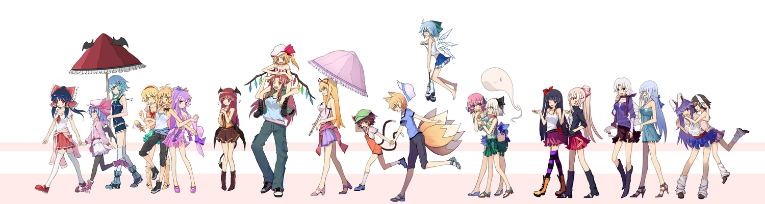 alice_margatroid, animal_ears, bba_biao, black_eyes, black_hair, blue_eyes, blue_hair, boots