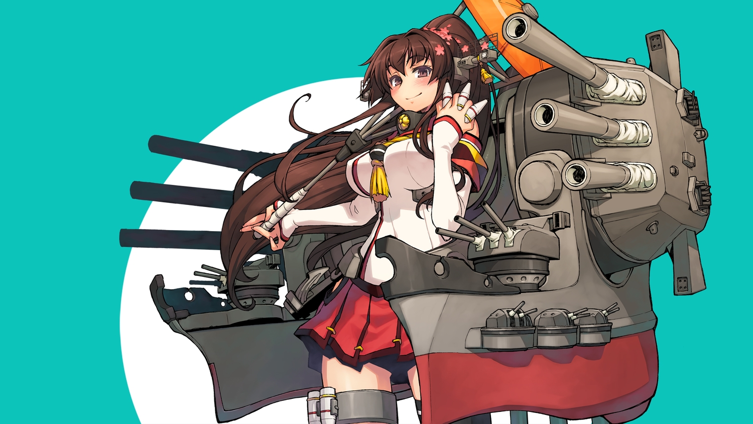anthropomorphism, kantai_collection, tamoritadadi, yamato_(kancolle)