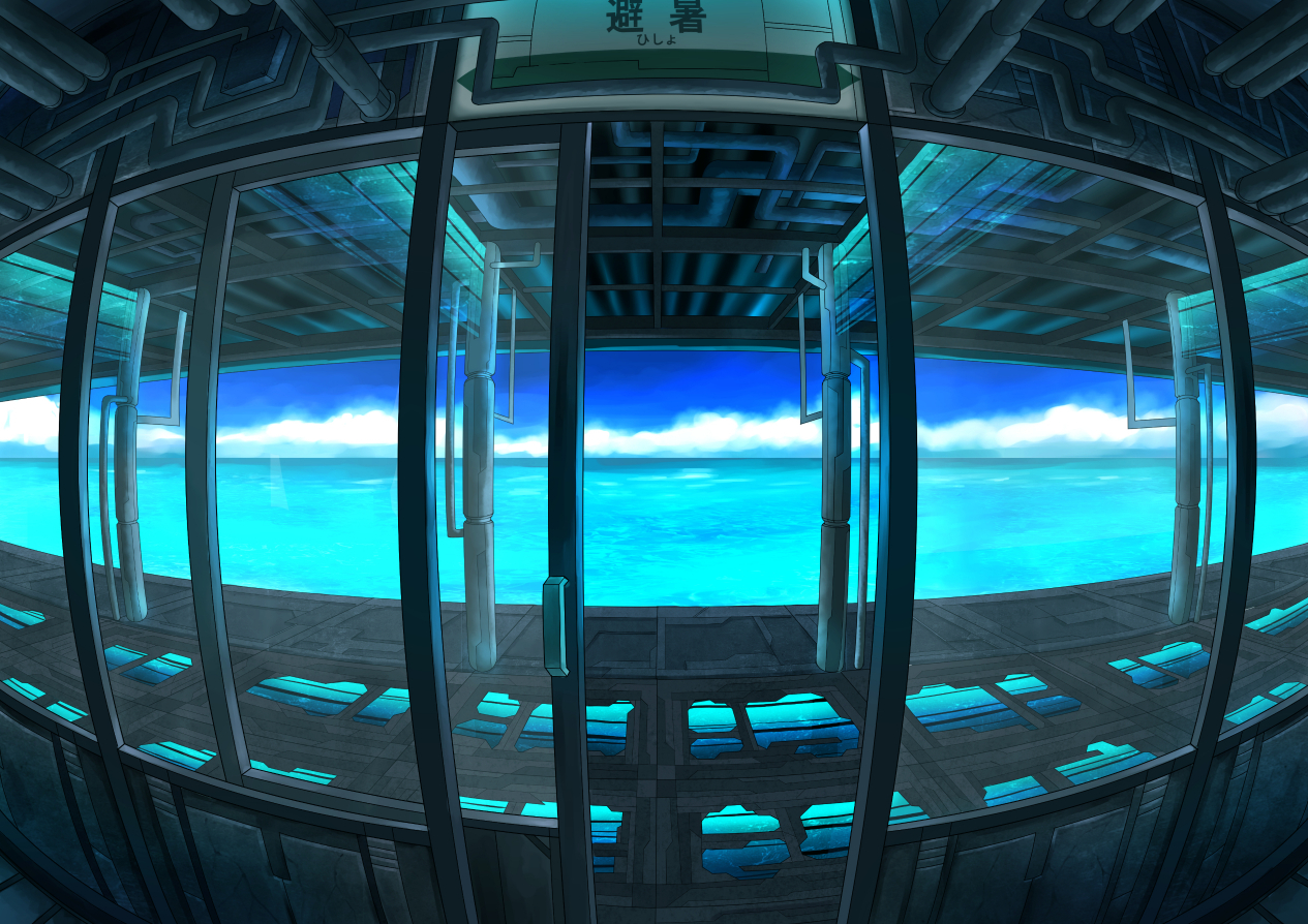 atsuki0814, clouds, no_humans, original, scenic, summer, water