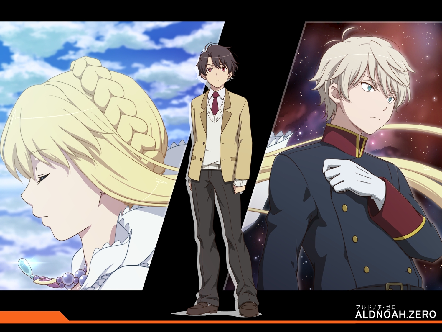 aldnoah.zero, asseylum_vers_allusia, kaizuka_inaho, kiikii_(kitsukedokoro), male, slaine_troyard
