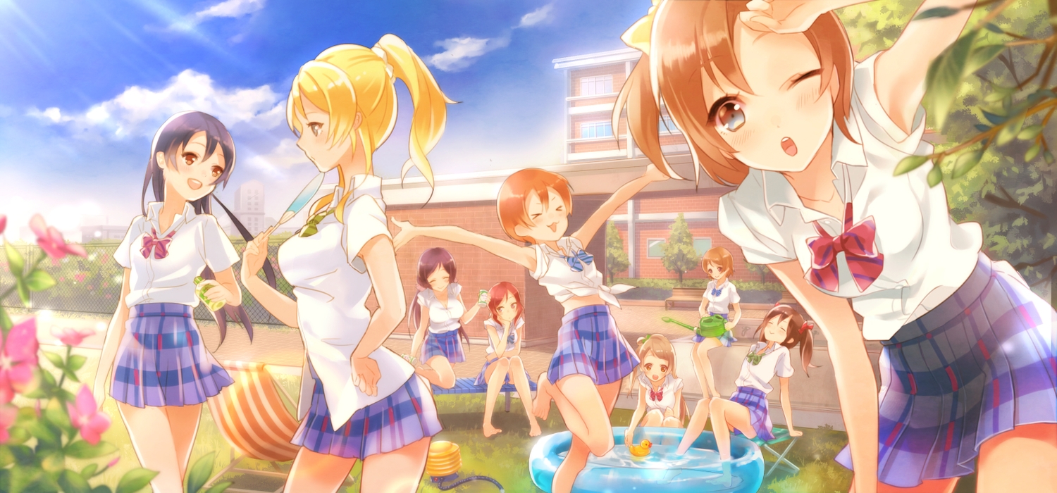 ayase_eri, hoshizora_rin, koizumi_hanayo, kousaka_honoka, love_live!_school_idol_project, minami_kotori, nishikino_maki, pekoo_(pekota), sonoda_umi, toujou_nozomi, yazawa_nico