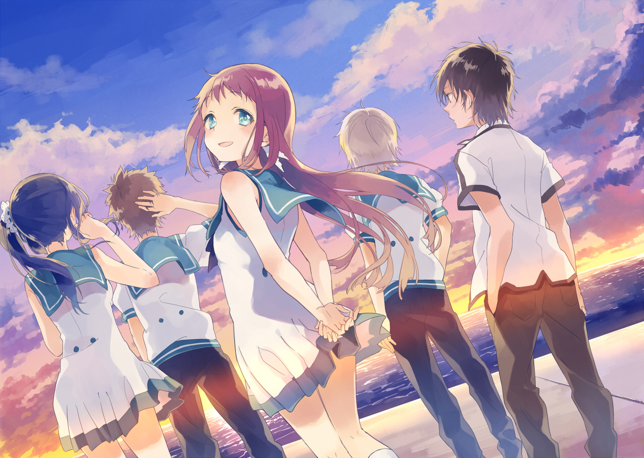 buuta, hiradaira_chisaki, isaki_kaname, kihara_tsumugu, mukaido_manaka, nagi_no_asukara, sakishima_hikari, school_uniform