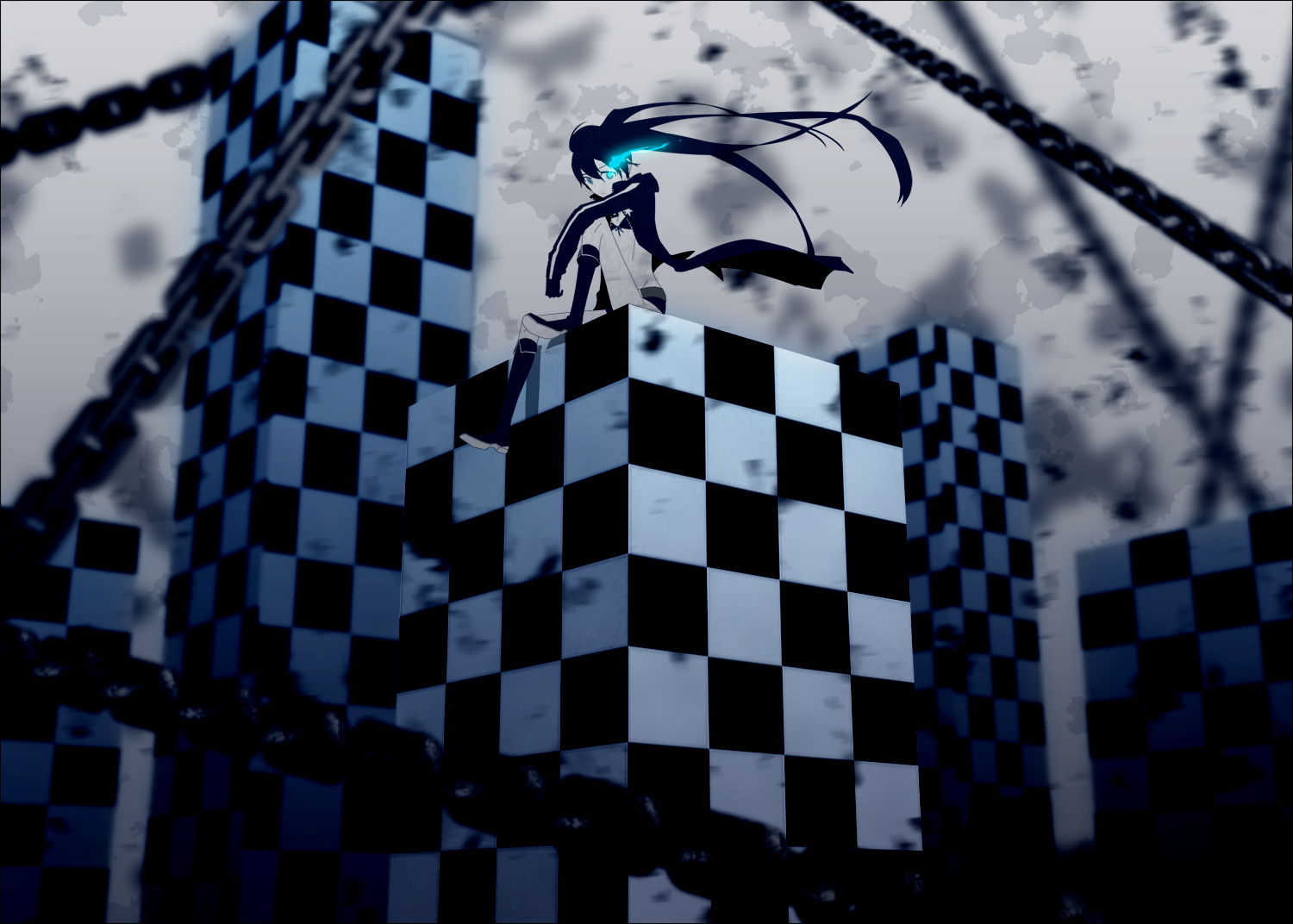 black_rock_shooter, kimdazzi, kuroi_mato