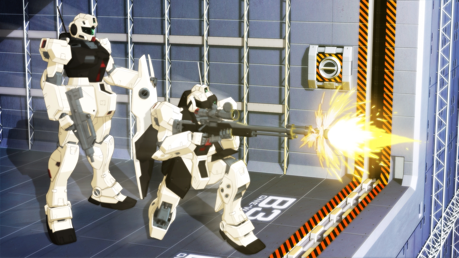 armor, gun, gundam_0080, gundam_(series), tagme, tagme_(artist), weapon