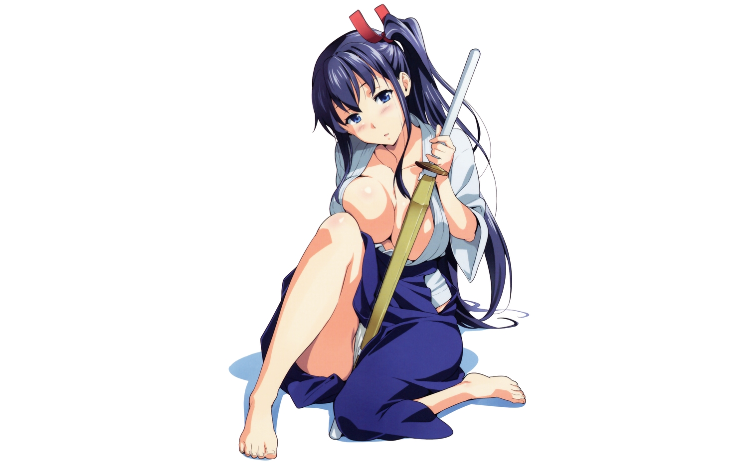 amaya_haruko, maken-ki!, takeda_hiromitsu, third-party_edit, white