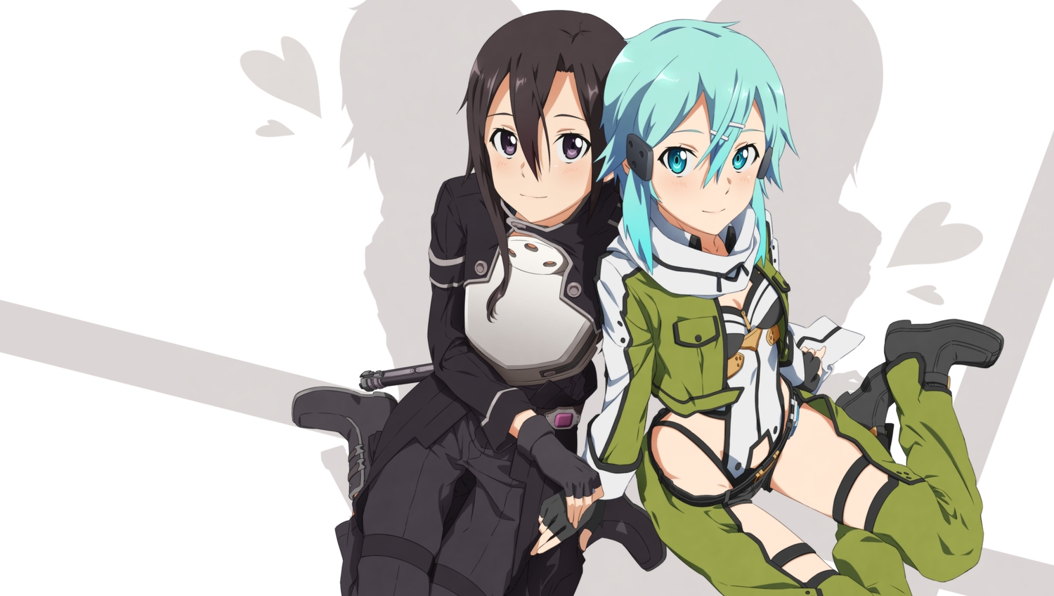 gun_gale_online, kirigaya_kazuto, m-ya, shinon_(sao), sword_art_online
