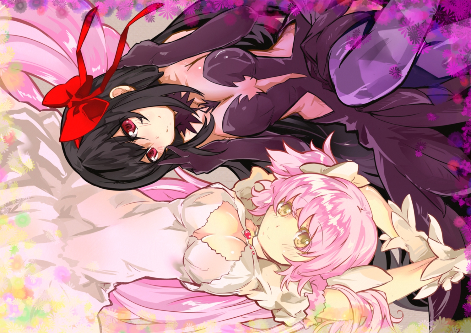 akemi_homura, akuma_homura, kaname_madoka, mahou_shoujo_madoka_magica, mahou_shoujo_madoka_magica_movie, s040784, ultimate_madoka
