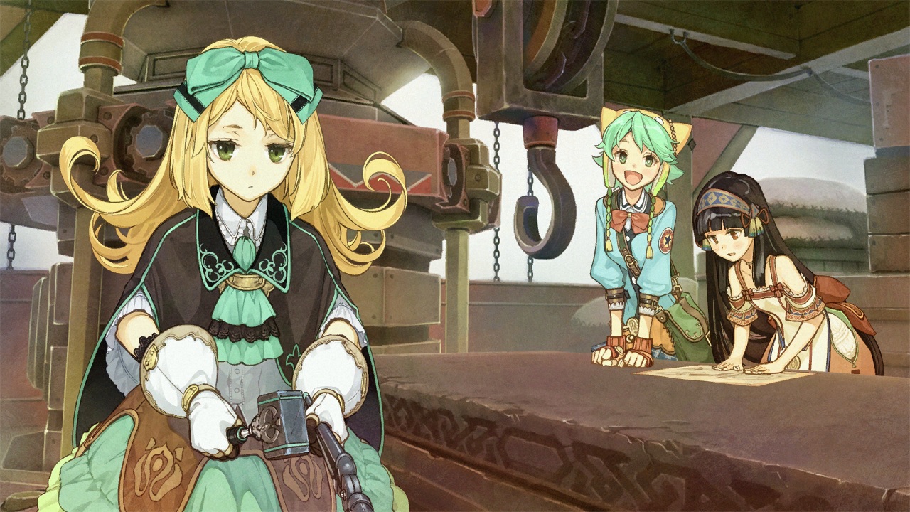 atelier_shallie:alchemists_of_the_dusk_sea, game_cg, miruca_crotze, shallistera, shallotte_elminus