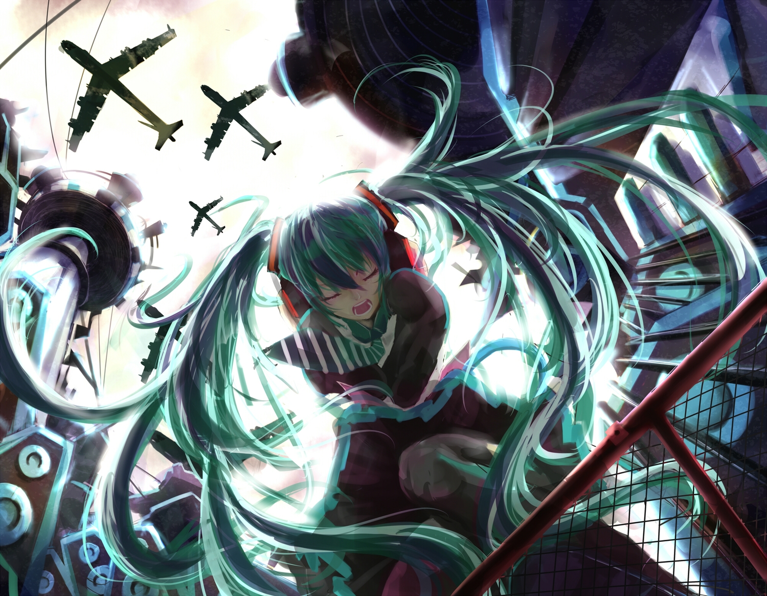 feirla, hatsune_miku, koi_wa_sensou_(vocaloid), vocaloid