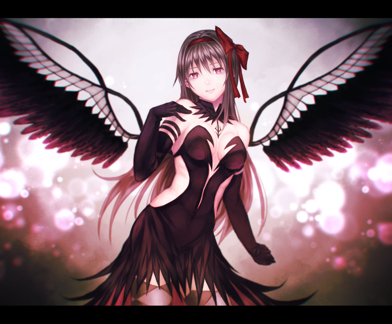 akemi_homura, akuma_homura, mahou_shoujo_madoka_magica, mahou_shoujo_madoka_magica_movie, mstm, wings