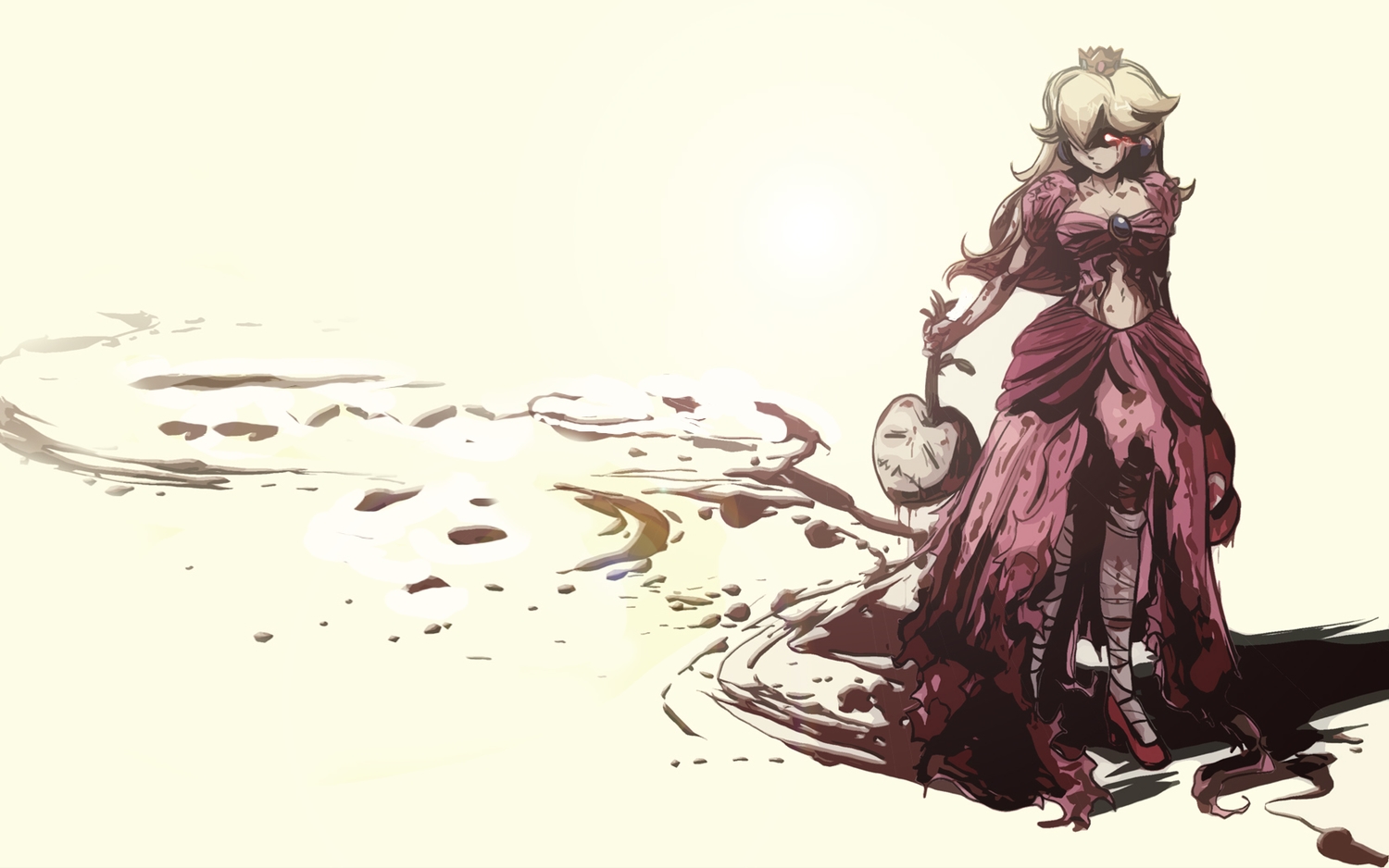 blonde_hair, crown, dress, jay_phenrix, nintendo, princess_peach, super_mario, super_smash_bros.