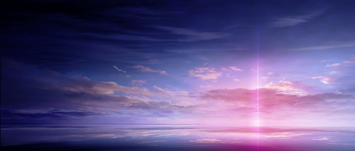 clouds, no_humans, original, scenic, sky, water, yoshida_takuma