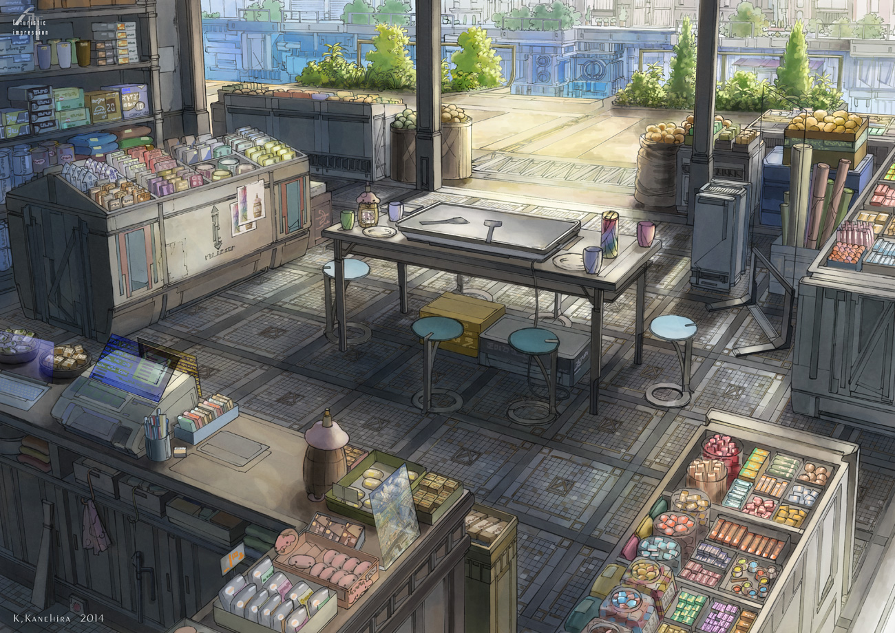 k_kanehira, no_humans, original, scenic, watermark