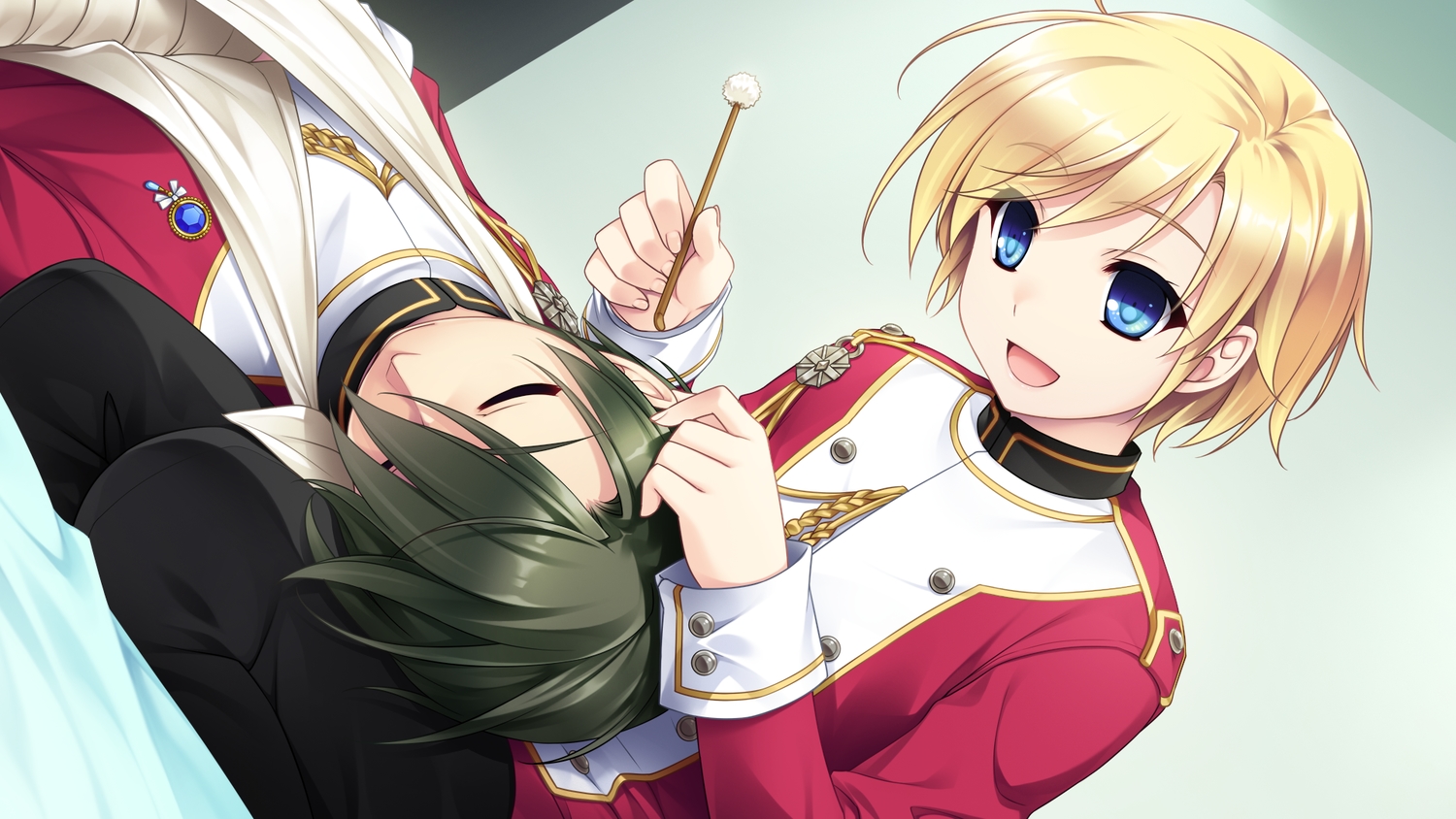 akatsuki-works, game_cg, hello_lady!, katsuragi_sorako, male, narita_shinri, saeki_hokuto