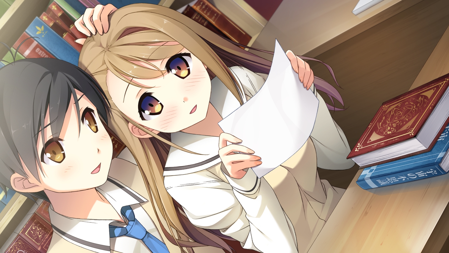 cube, game_cg, ichinose_hotori, kantoku, school_uniform, your_diary