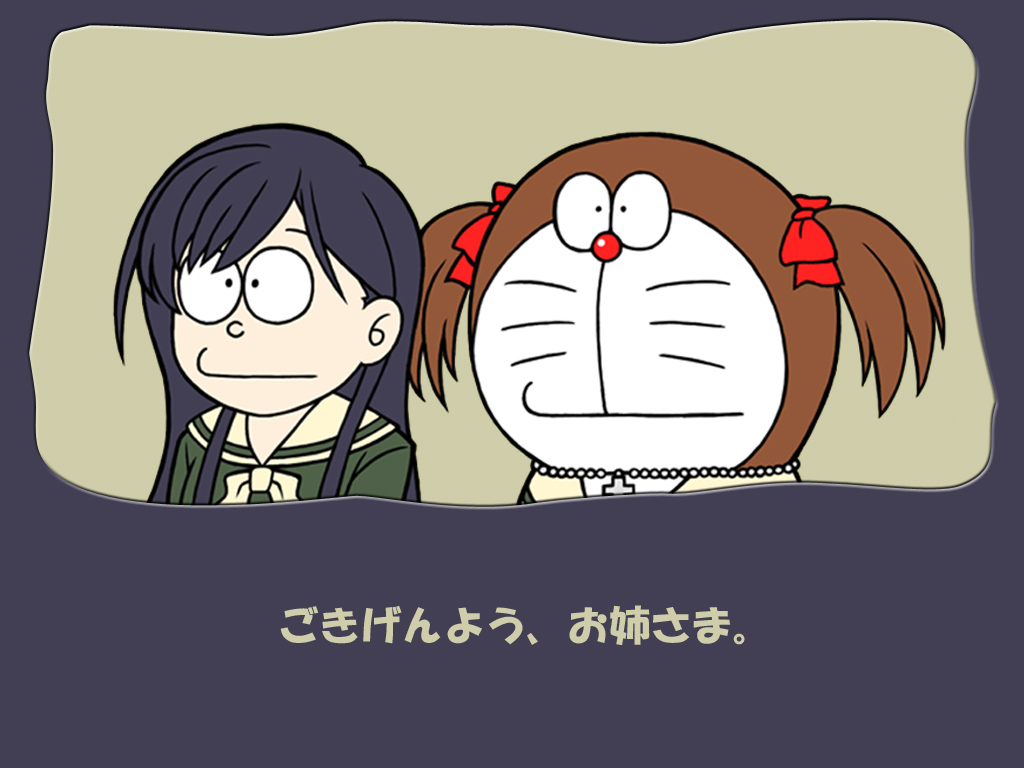 doraemon, fukuzawa_yumi, maria-sama_ga_miteru, ogasawara_sachiko, parody