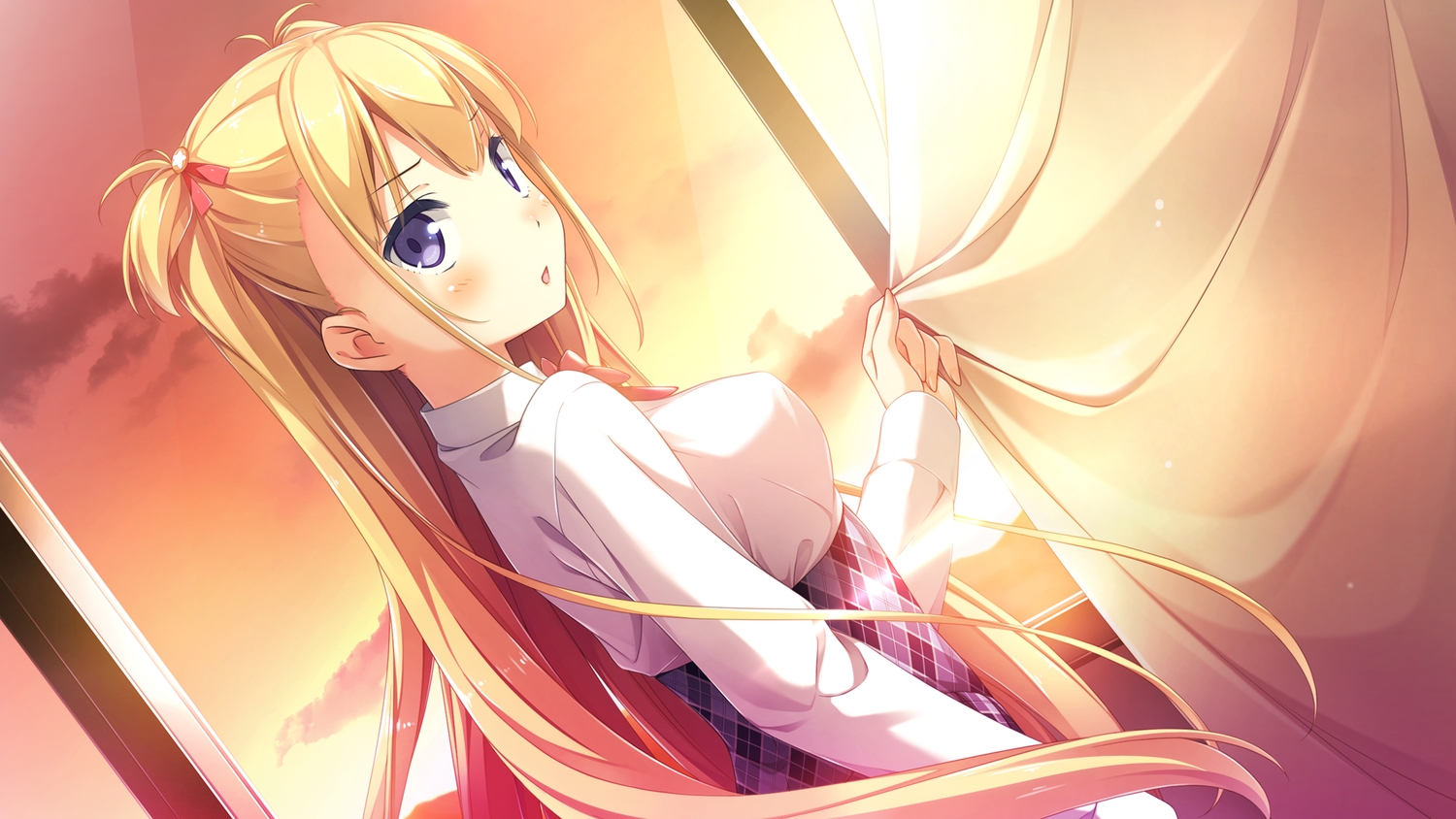 alice_third_macy, blonde_hair, blue_eyes, blush, cube, game_cg, kantoku, koi_suru_kanojo_no_bukiyou_na_butai