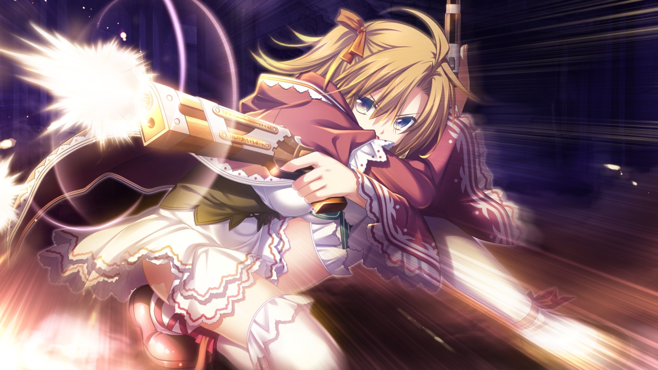 eushully, game_cg, gun, ikusa_megami, suri_leyssen, tenbin_no_la_dea_~ikusa_megami_memoria~, weapon