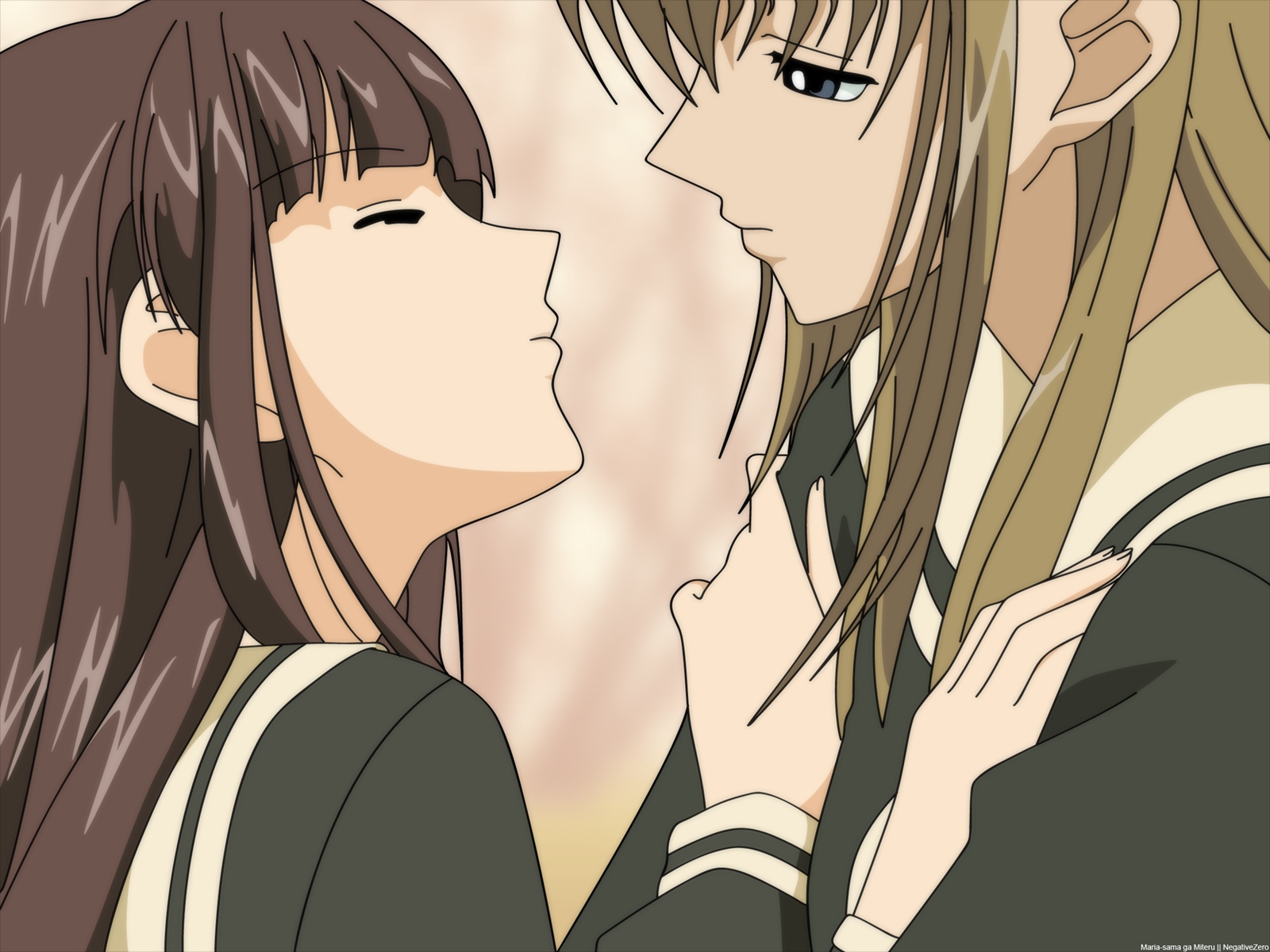 2girls, kubo_shiori, maria-sama_ga_miteru, satou_sei, shoujo_ai