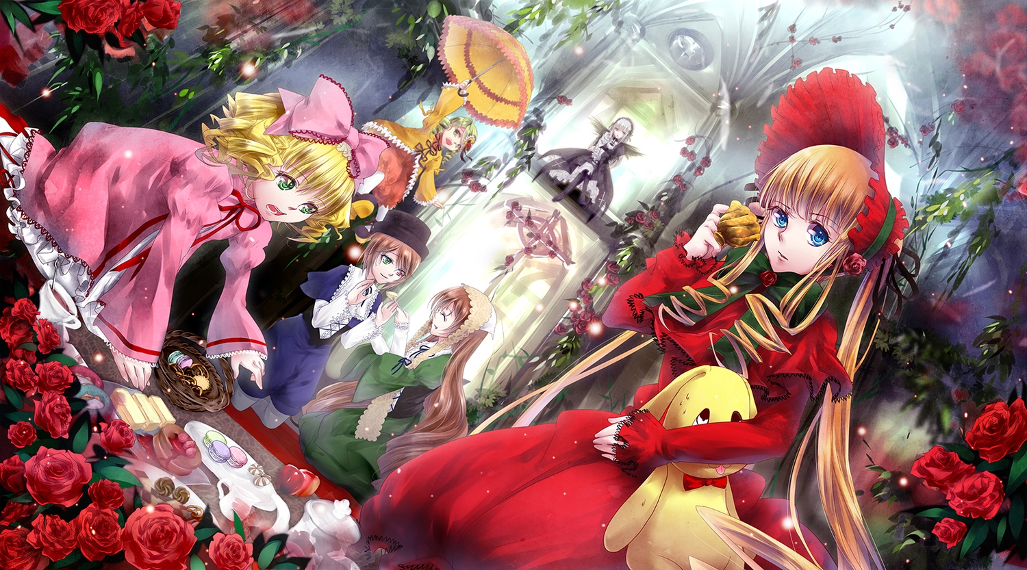 hina_ichigo, kanaria, ranyun, rozen_maiden, shinku, souseiseki, suigintou, suiseiseki