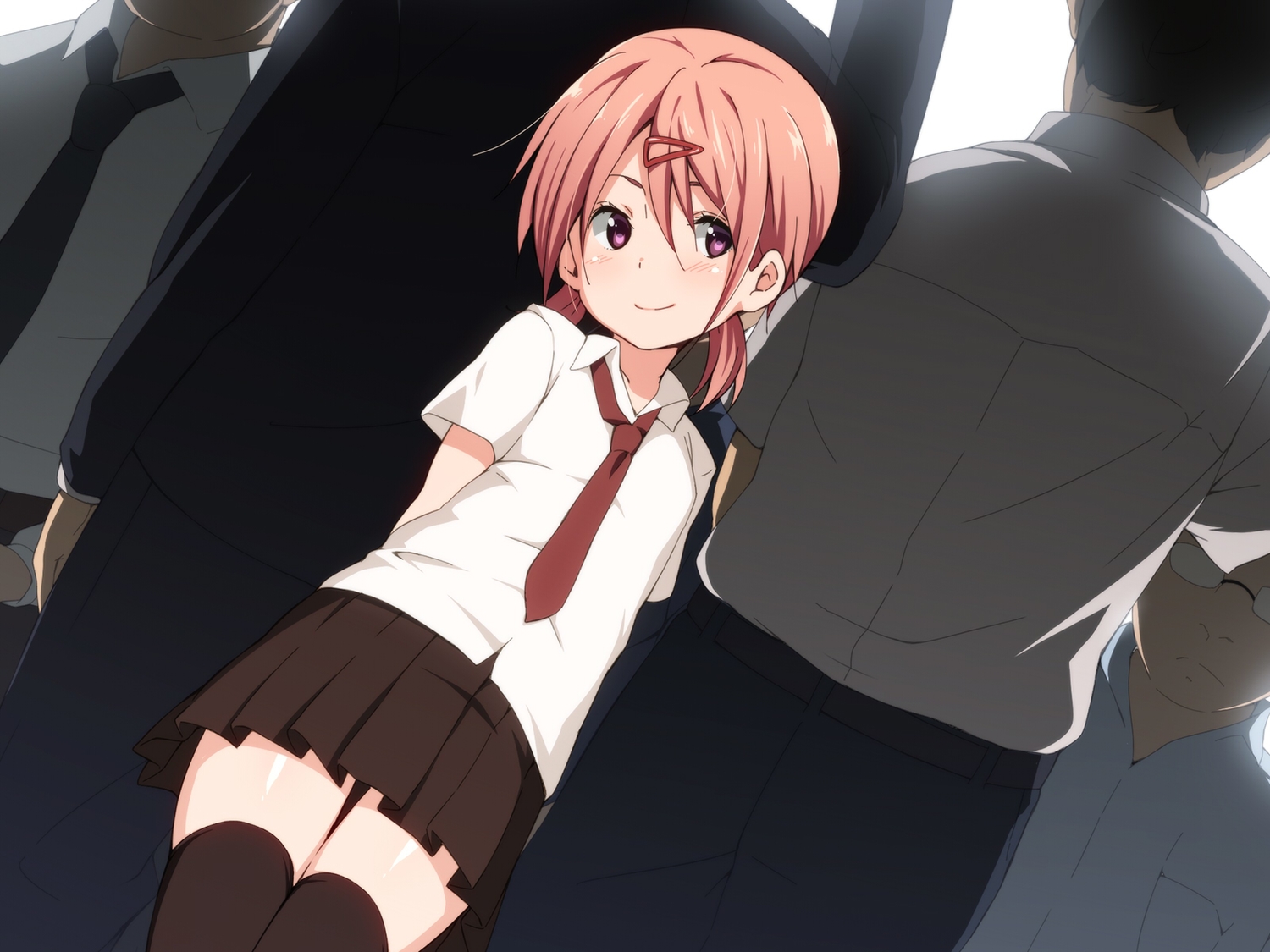 all_male, blush, game_cg, hinamizawa_(hina-sawa), male, otoko_no_ko, school_uniform, thighhighs