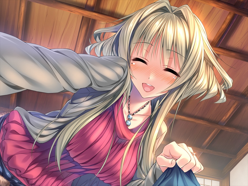 amakano, azarashi_soft, blush, game_cg, kanbayashi_mizuki, necklace, piromizu