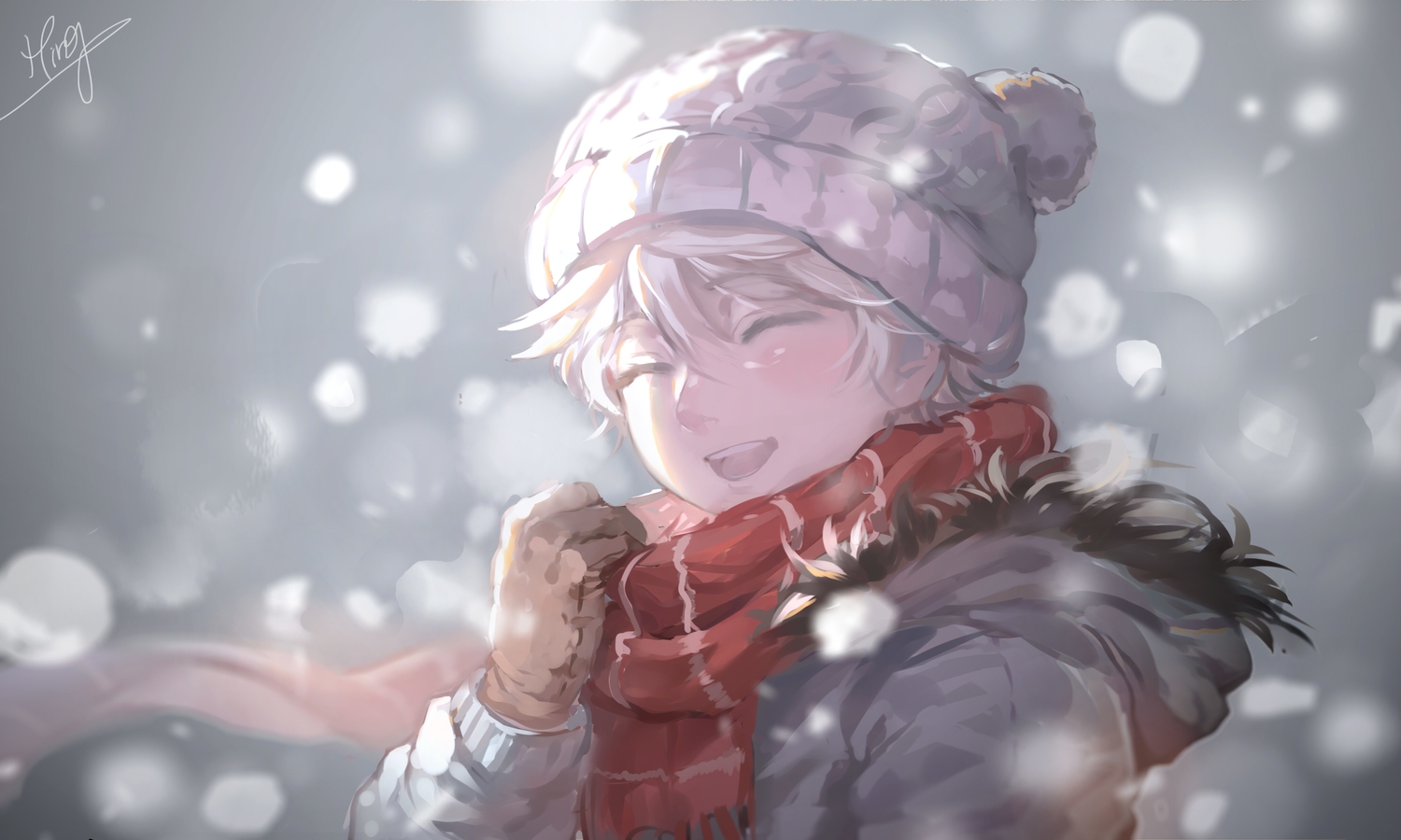 aldnoah.zero, all_male, feng_(s9654431), gloves, hat, male, scarf, short_hair