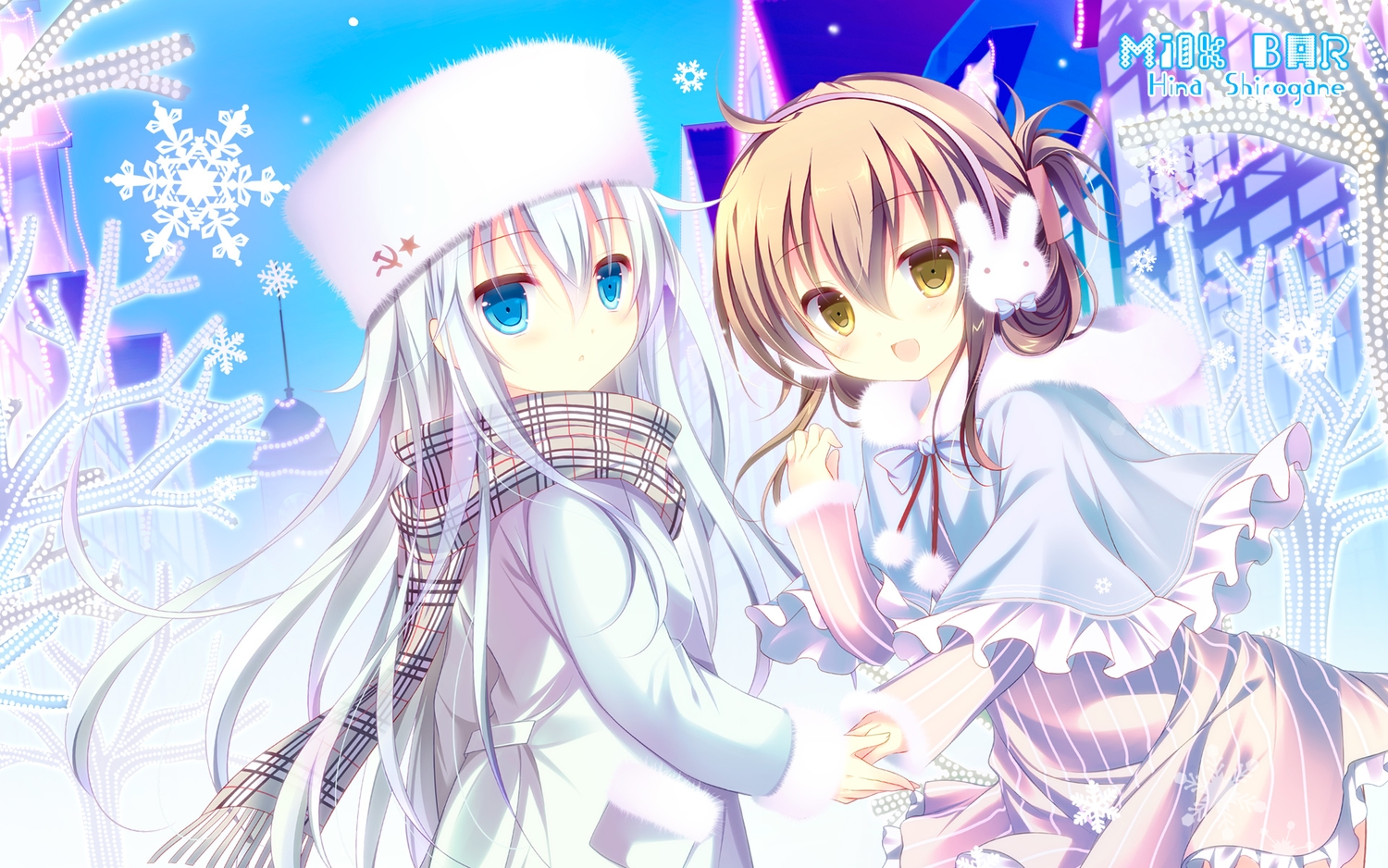 2girls, anthropomorphism, dress, hibiki_(kancolle), inazuma_(kancolle), kantai_collection, shirogane_hina, verniy_(kancolle)