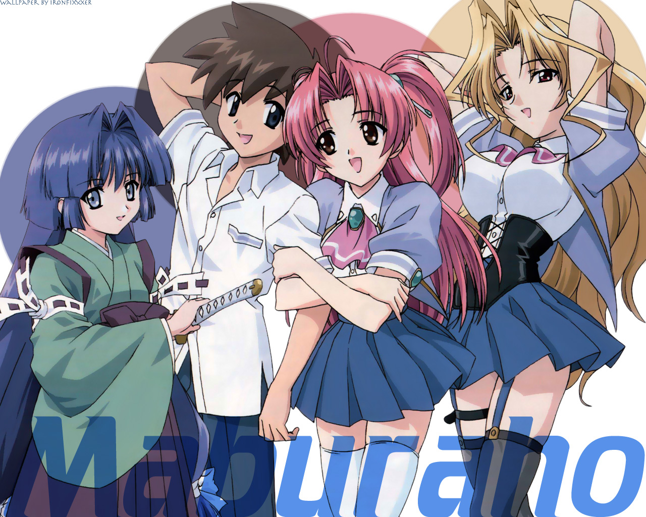 kamishiro_rin, kazetsubaki_kuriko, maburaho, miyama_yuna, shikimori_kazuki