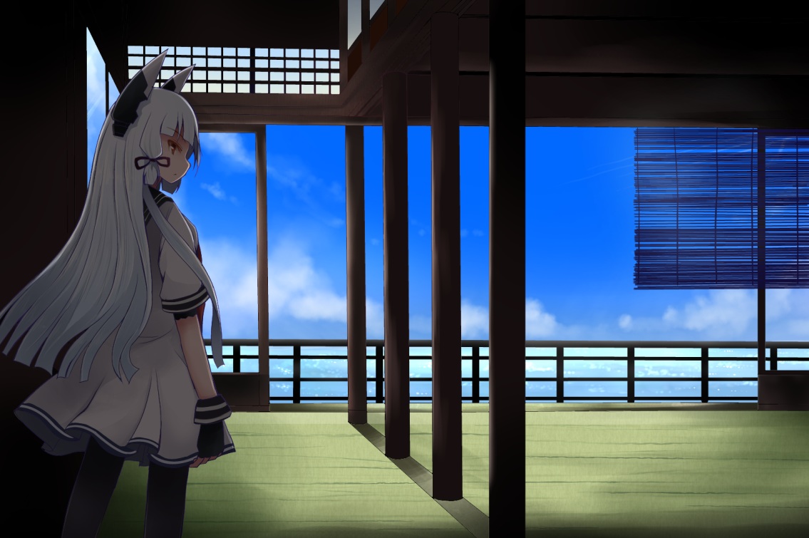 anthropomorphism, arano_oki, kantai_collection, murakumo_(kancolle)
