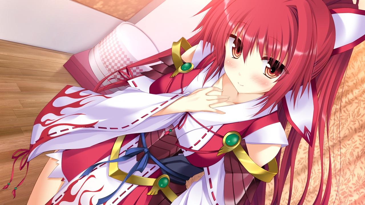 blush, eufonie, game_cg, japanese_clothes, koiken_otome, long_hair, red_eyes, red_hair