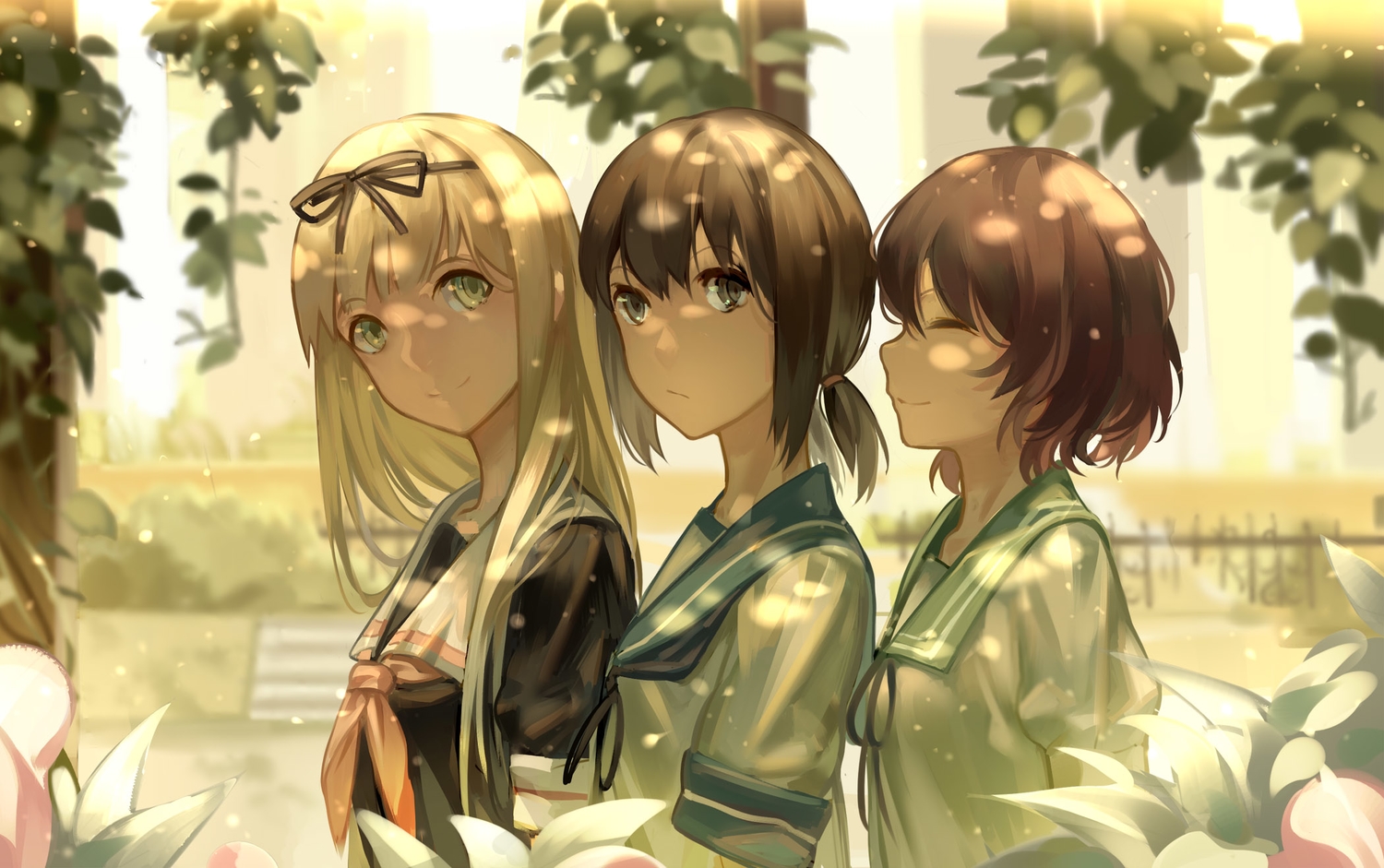 anthropomorphism, blonde_hair, brown_hair, close, fubuki_(kancolle), headband, jpeg_artifacts, kantai_collection