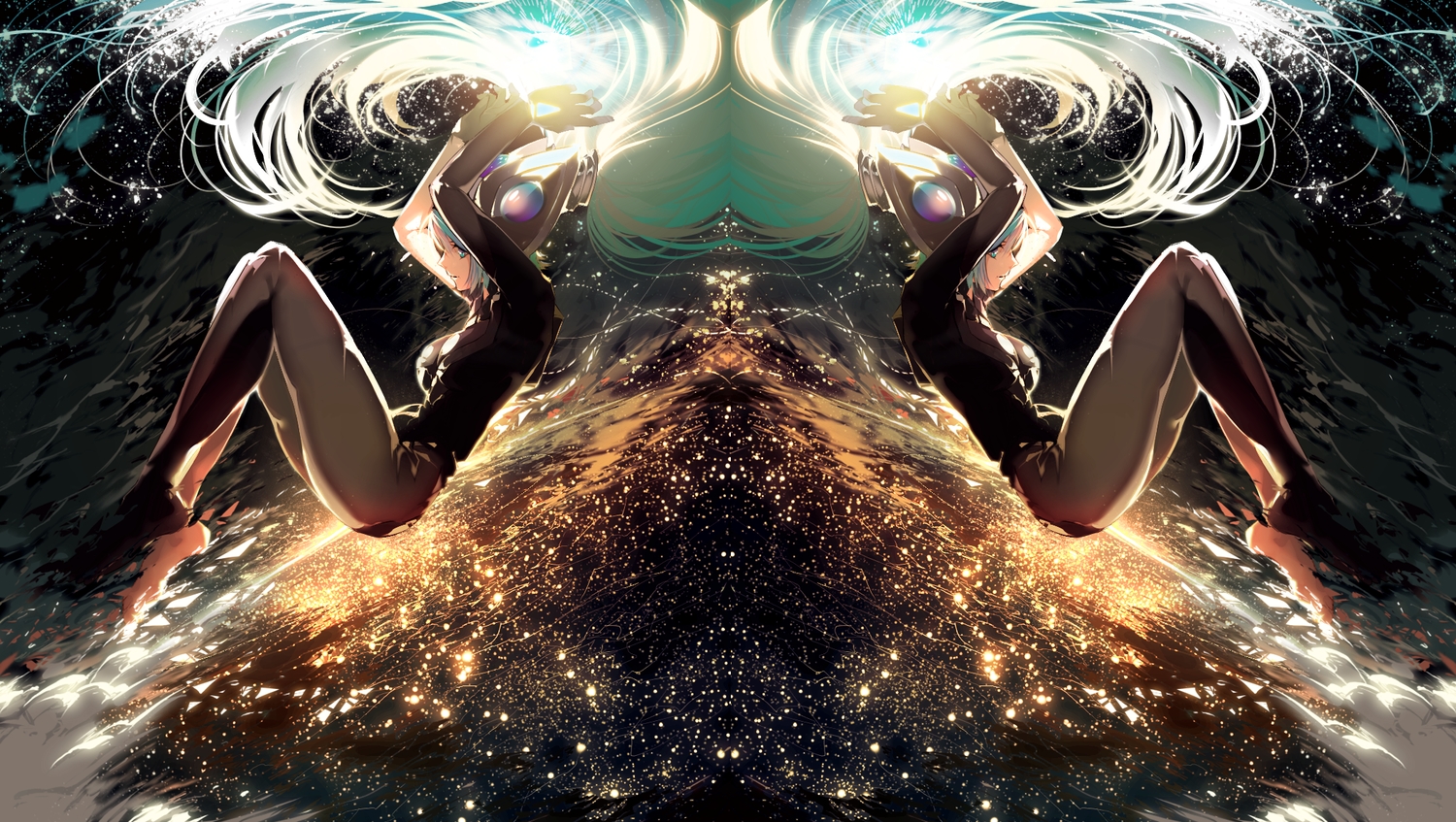 ajahweea, league_of_legends, long_hair, sona_buvelle, stars