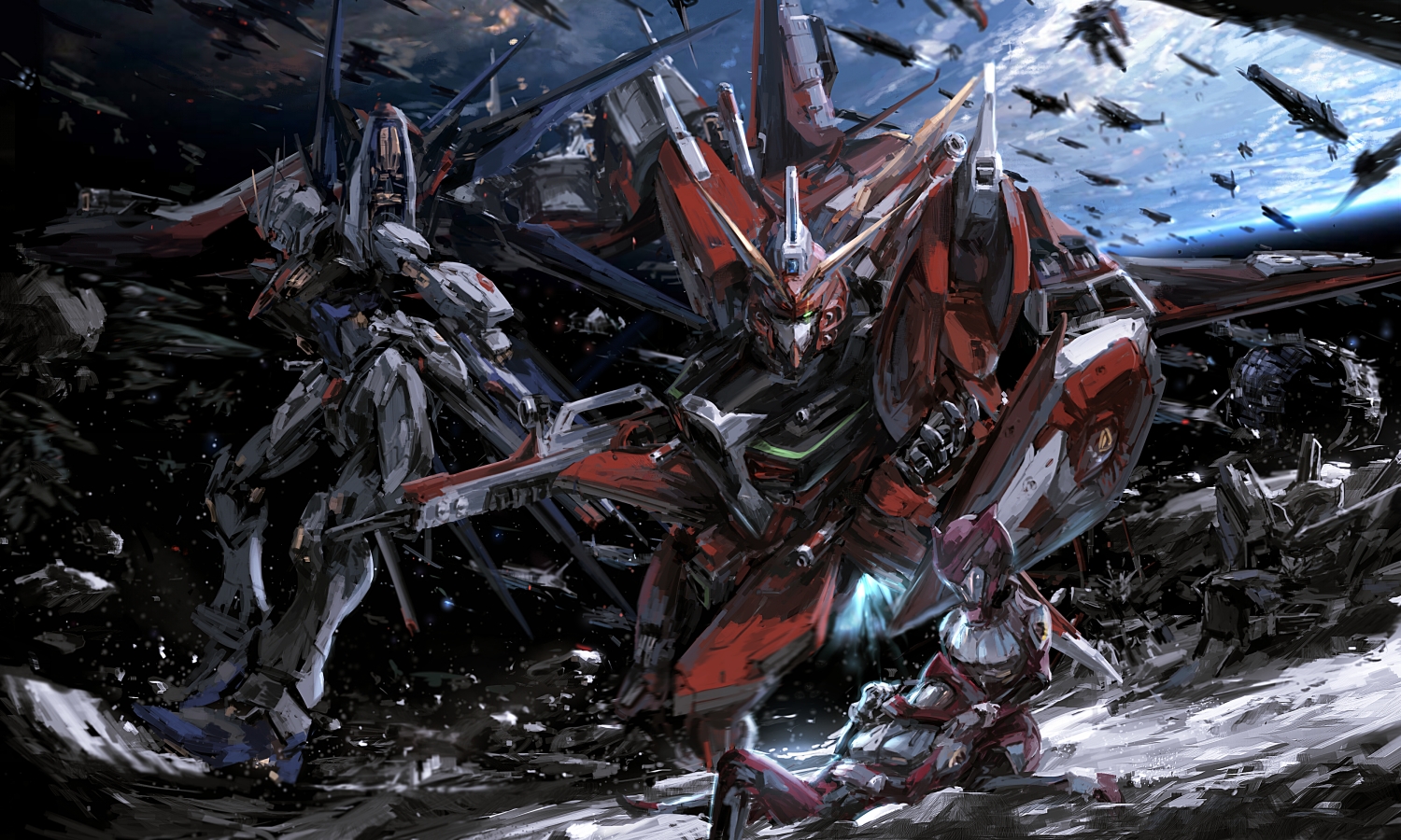 aircraft, bodysuit, gundam_seed, gundam_seed_destiny, lunamaria_hawke, mecha, mobile_suit_gundam, stu_dts