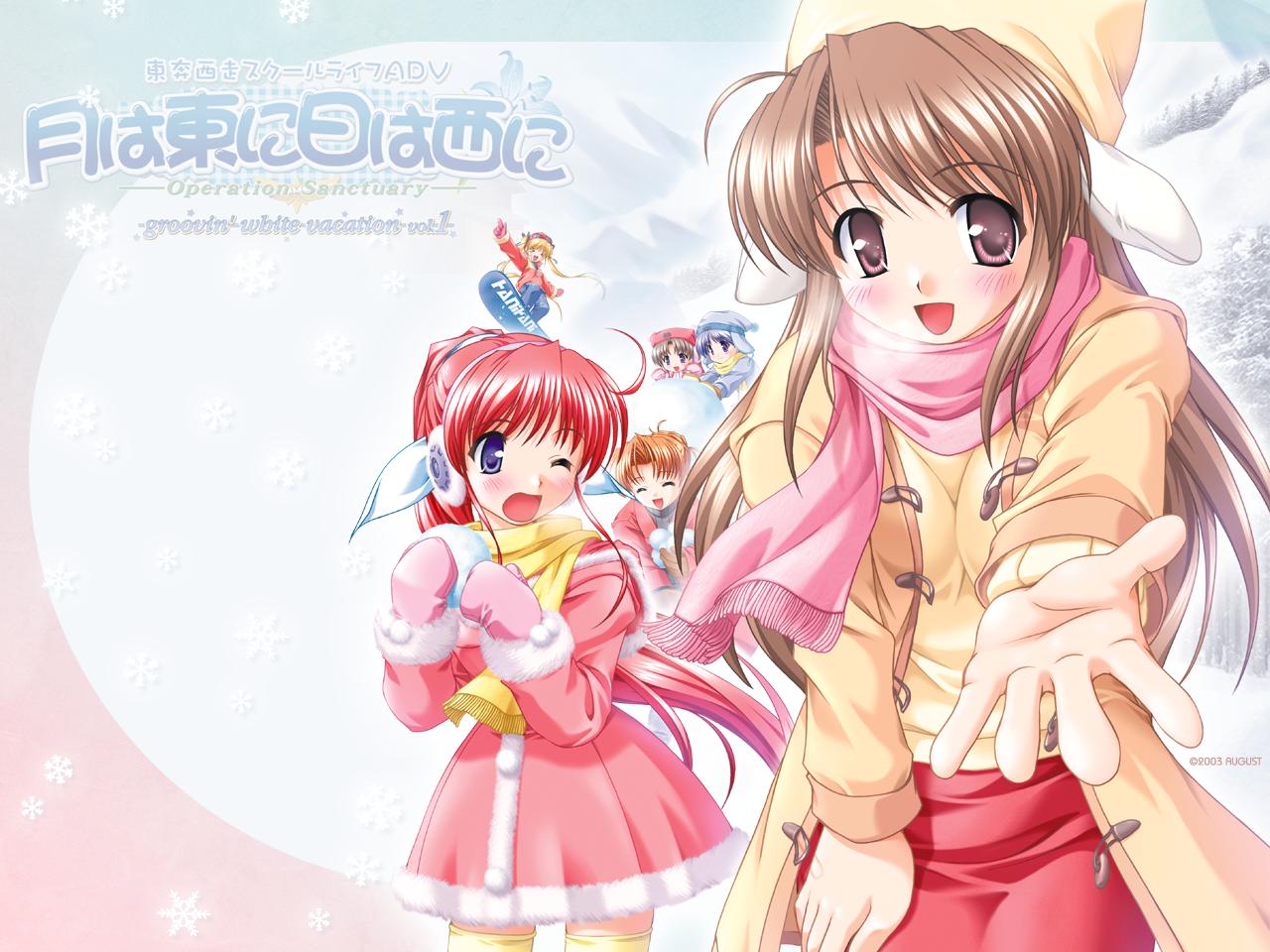 amagasaki_mikoto, bekkankou, fujieda_honami, nishina_kyouko, nonohara_yui, shibugaki_matsuri, tachibana_chihiro, tsuki_ha_higashi_ni_hi_ha_nishi_ni