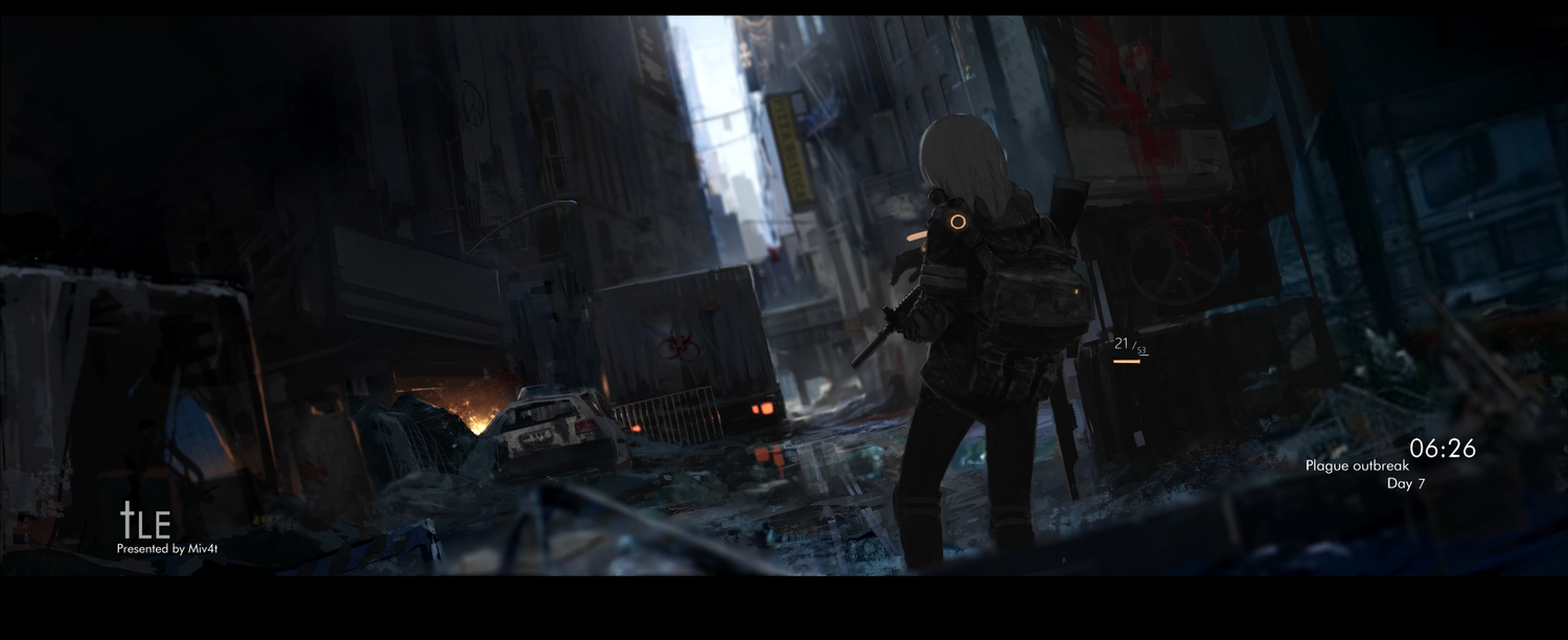 building, car, city, gun, miv4t, original, ruins, tom_clancy's_the_division