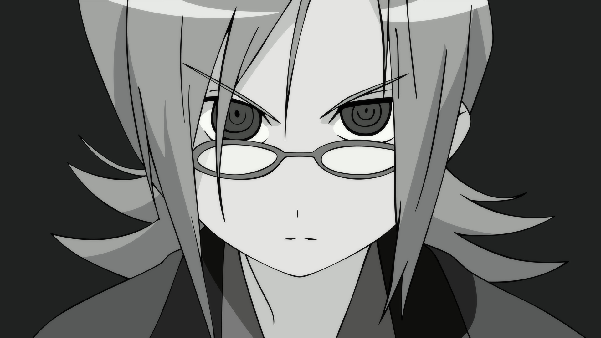 monochrome, pani_poni_dash, uehara_miyako, vector