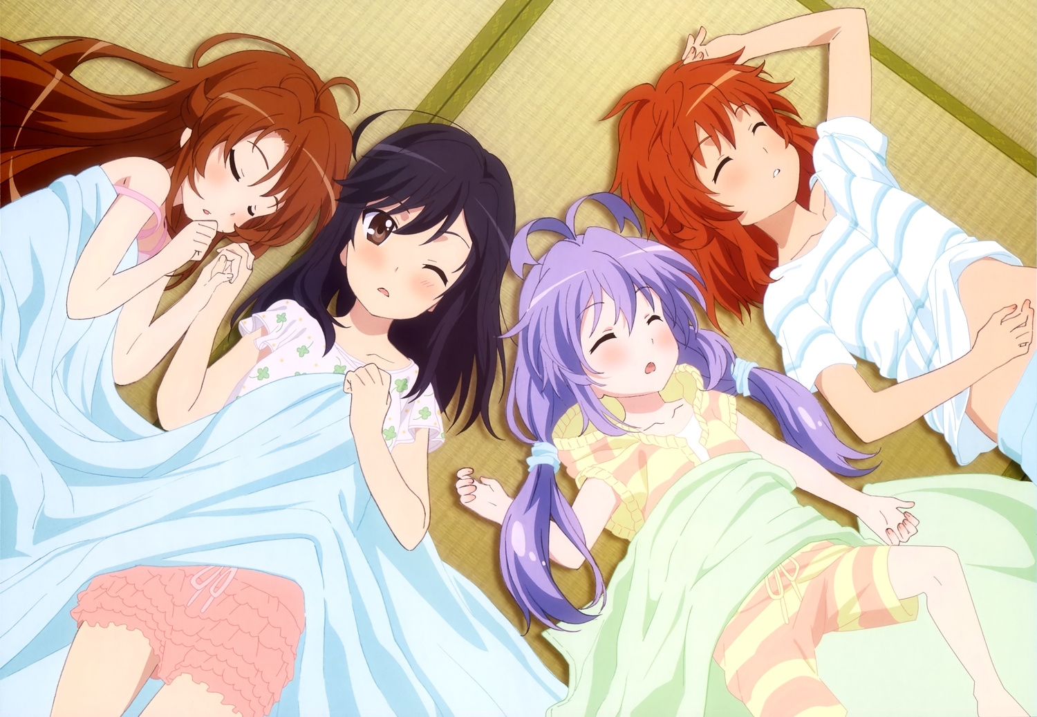 group, ichijou_hotaru, koshigaya_komari, koshigaya_natsumi, loli, miyauchi_renge, non_non_biyori, nyantype